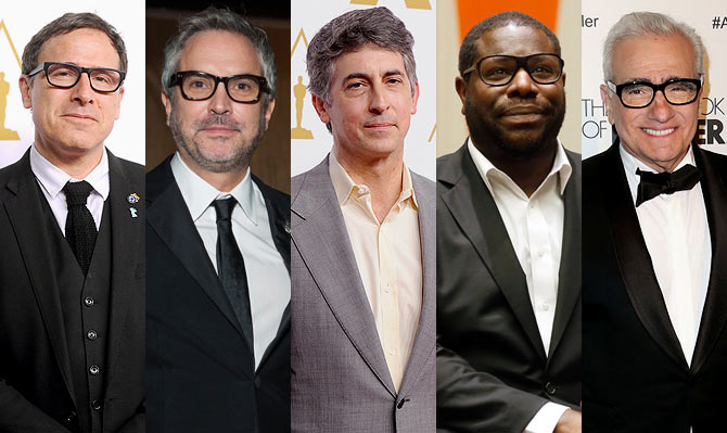 David O Russell, Alfonso Cuaron, Alexander Payne, Steve McQueen and Martin Scorsese