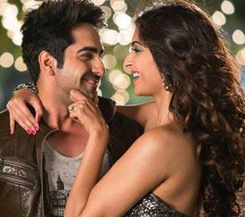 Ayushmann Khurana and Sonam Kapoor in Bewakoofiyaan