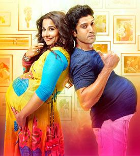 Vidya Balan and Farhan Akhtar in Shaadi Ke Side Effects