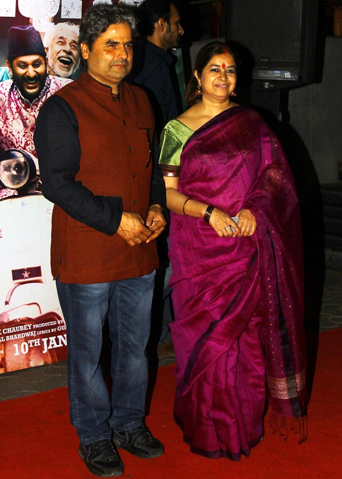 Vishal and Rekha Bhardwaj