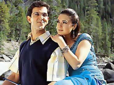 Hrithik Roshan and Preity Zinta in Koi... Mil Gaya