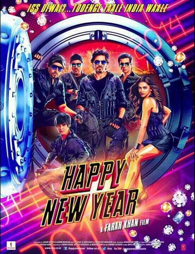 The Happy New Year poster.