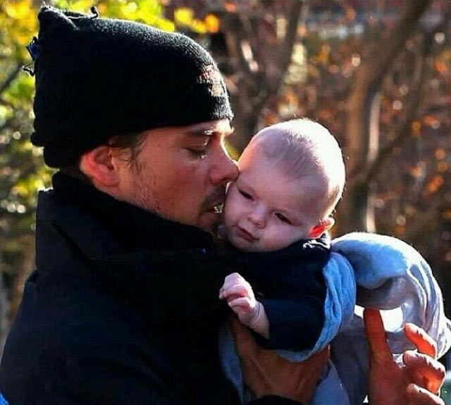 Josh Duhamel with son Axl Jack