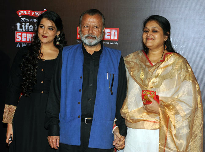 Pankaj Kapur with Sanah and Supriya Pathak