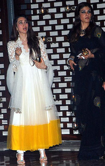 Karisma Kapoor and Raveena Tandon
