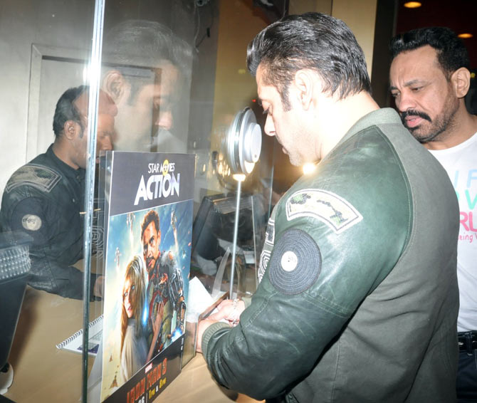 Salman Khan buys a ticket