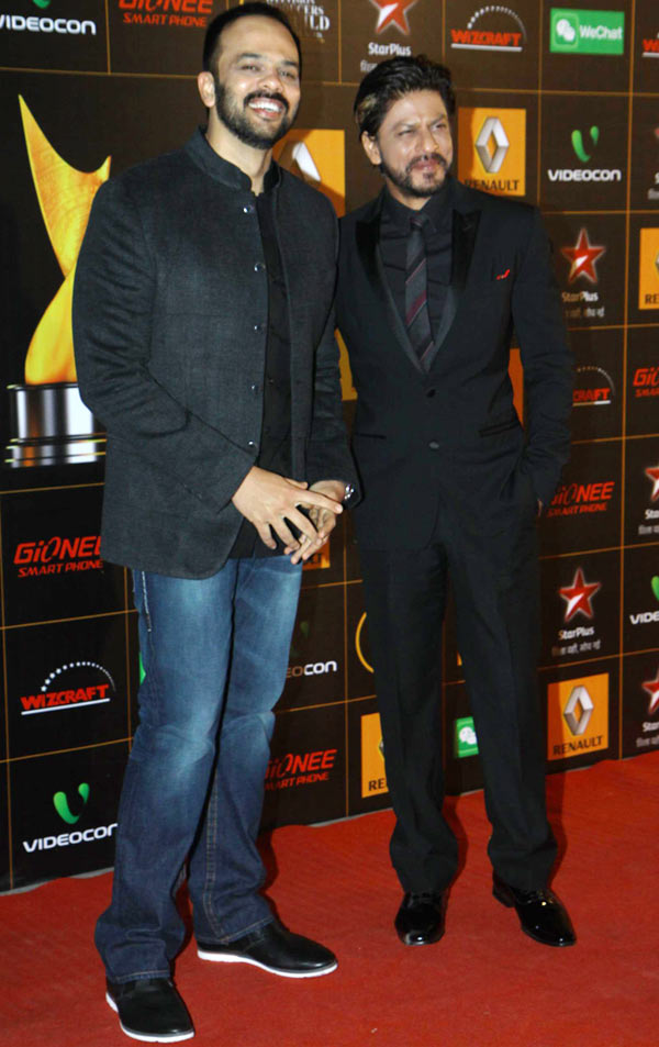 Shah Rukh Khan and Rohit Shetty