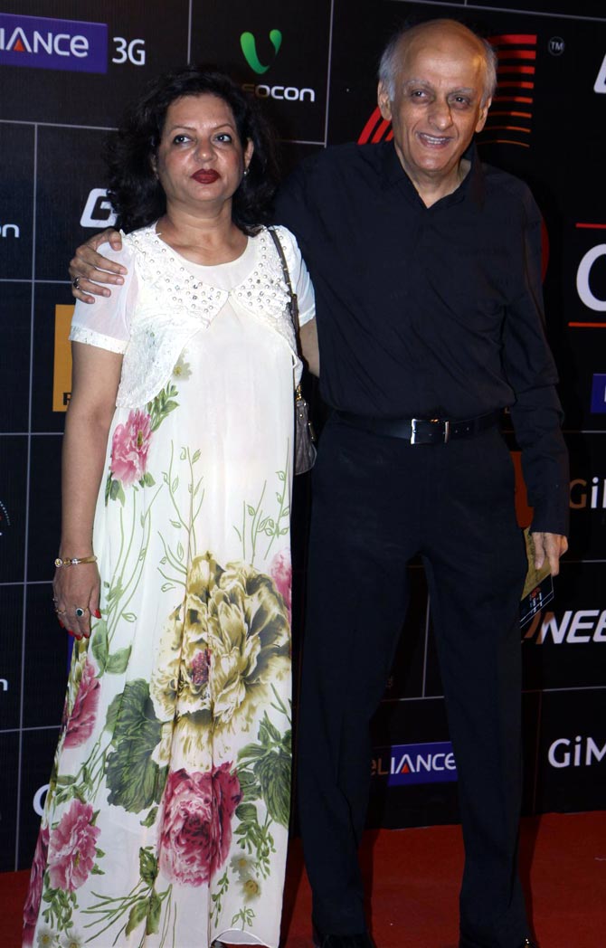 Mukesh Bhatt with Nilima