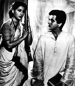 Suchitra Sen and Dilip Kumar in Devdas