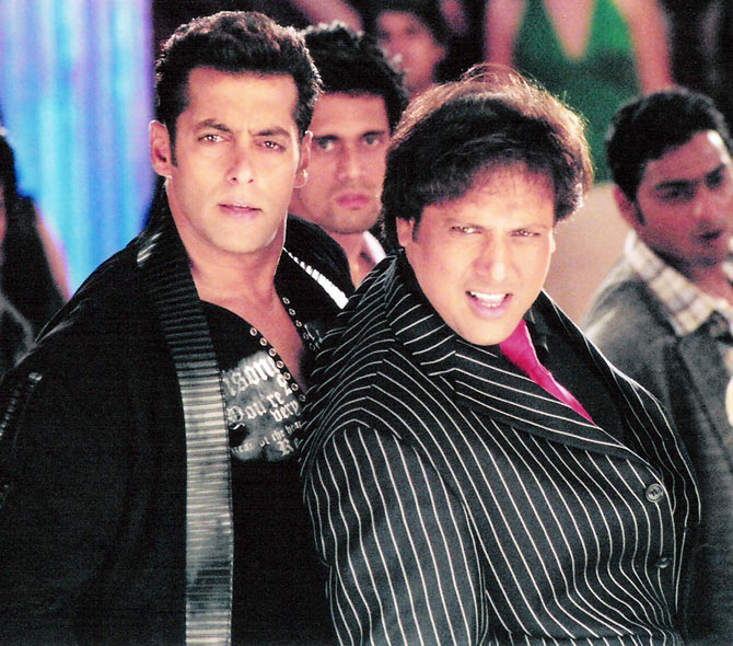 Salman Khan with Govinda in Partner