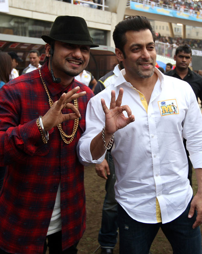 Honey Singh and Salman Khan