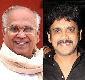 Akkineni Nageswara Rao and Nagarjuna