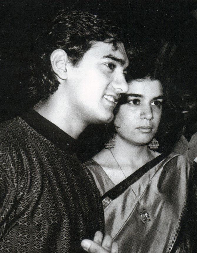 Aamir Khan and Reena Dutta