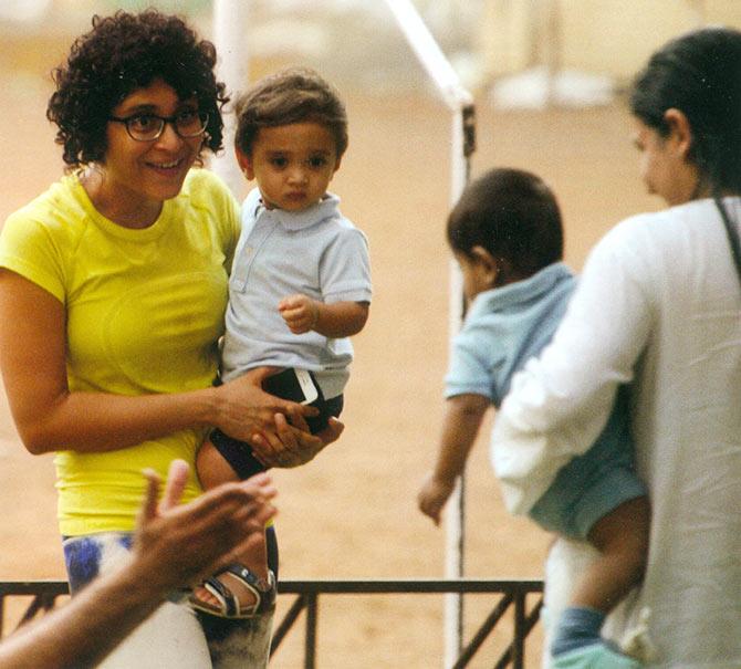 Kiran Rao with baby Azad