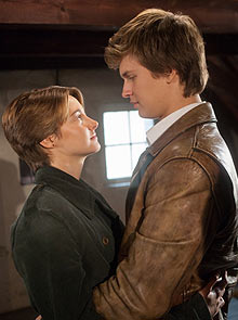 Shailene Woodley and Ansel Elgort in The Fault In Our Stars