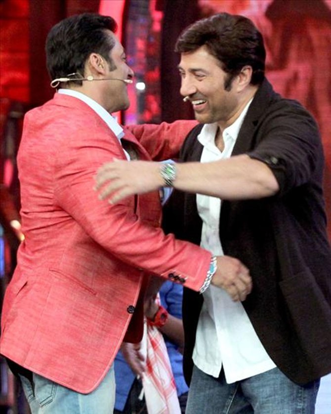 Salman Khan with Sunny Deol