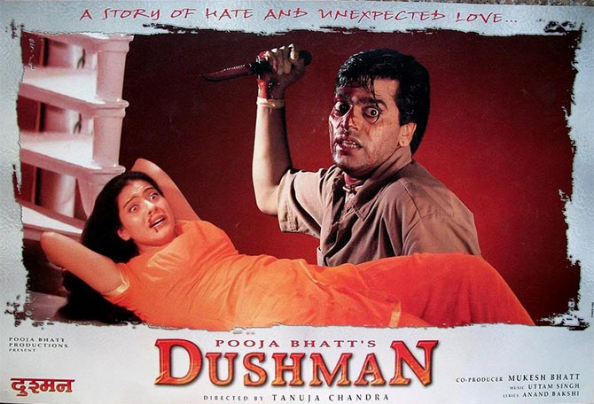 Movie poster of Dushman 