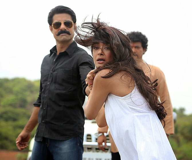 Sushant Singh and Surveen Chawla in Hate Story 2