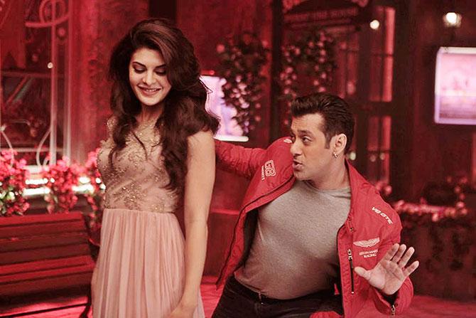 Jacqueline Fernandez and Salman Khan in Kick