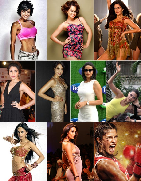 Mandira, Katrina, Priyanka: Who's got the BEST muscles? VOTE!