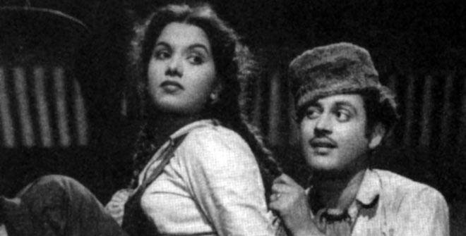 Shyama and Guru Dutt in Aar Paar