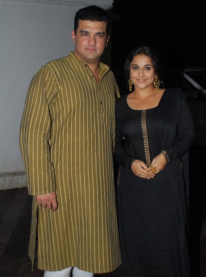 Siddharth Roy Kapur and Vidya Balan