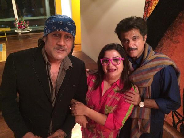 Jackie Shroff, Farah Khan and Anil Kapoor