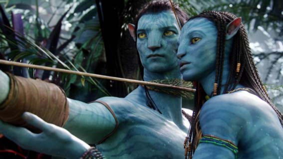 Sam Worthington, Zoe Saldana in Avatar