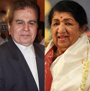 Dilip Kumar and Lata Mangeshkar