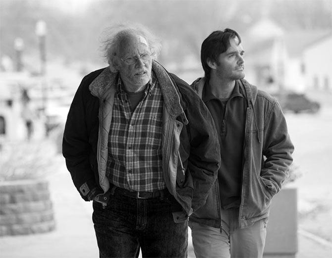 Bruce Dern and Will Forte in Nebraska