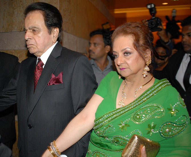 Dilip Kumar and Saira Banu