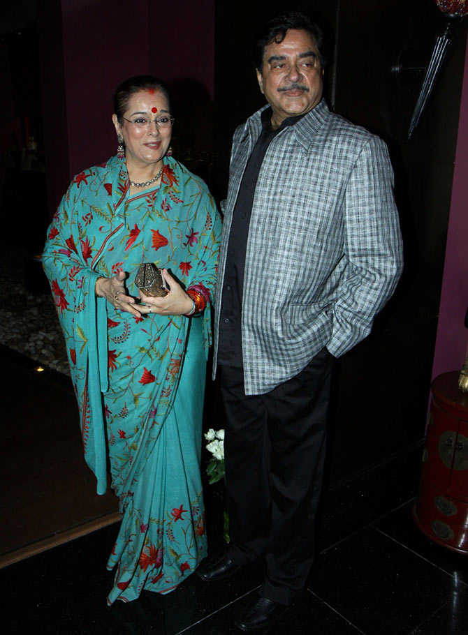 Shatrughan and Poonam Sinha 