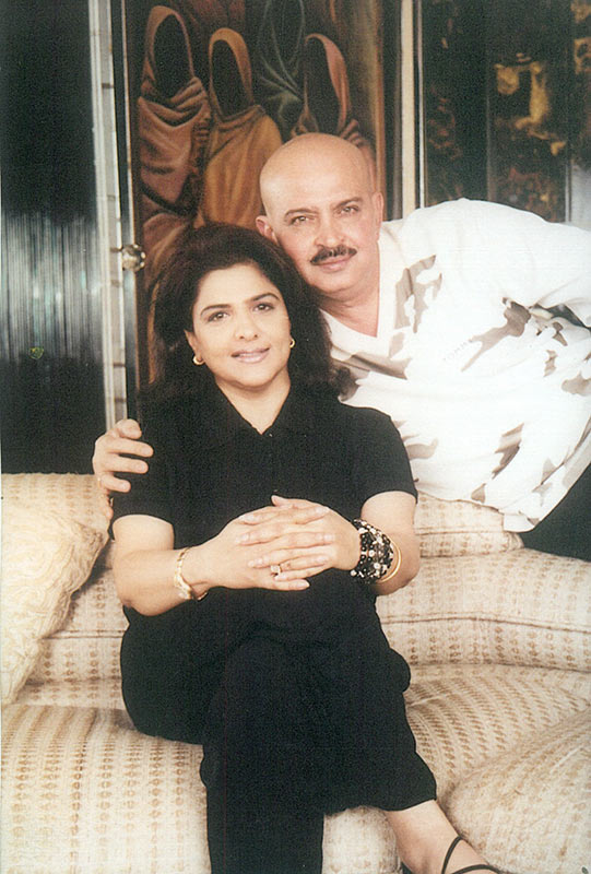 Rakesh Roshan with wife Pinky