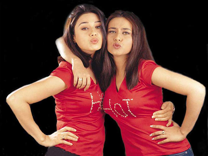 Preity Zinta and Rani Mukerji in Har Dil Jo Pyar Karega