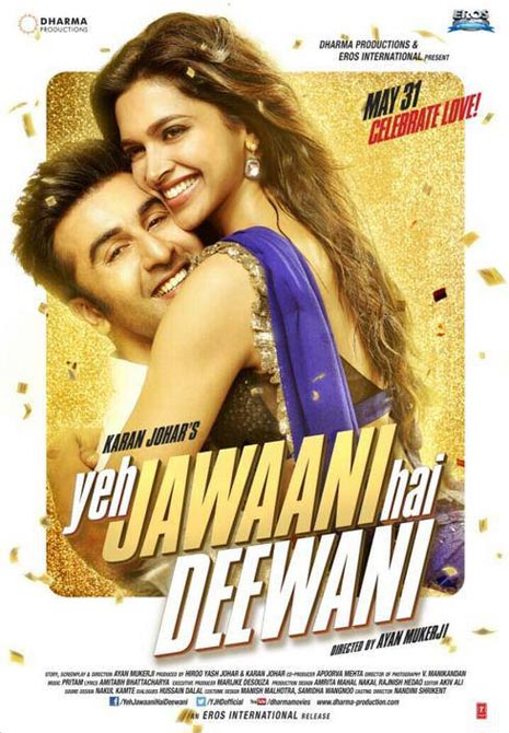 Movie poster of Yeh Jawani Hai Deewani