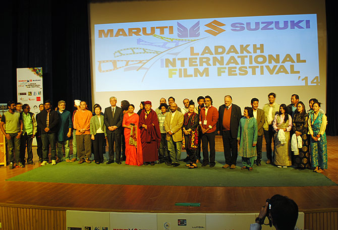 Guests at Ladakh Film Festival