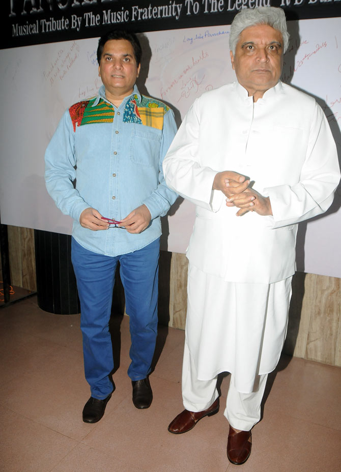 Javed Akhtar and Lalit Pandit