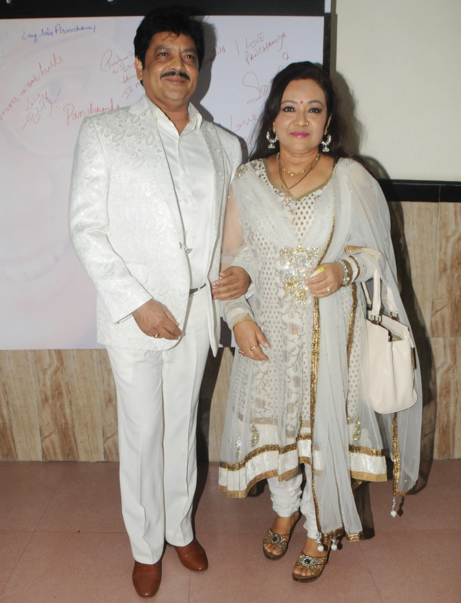Udit Narayan with wife Deepa