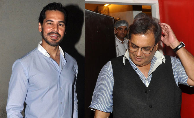 Dino Morea and Subhash Ghai