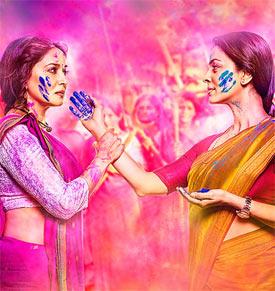 Madhuri Dixit and Juhi Chawla in Gulaab Gang