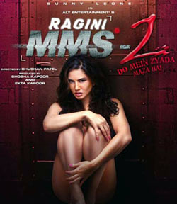 Sunny Leone on Ragini MMS 2 poster