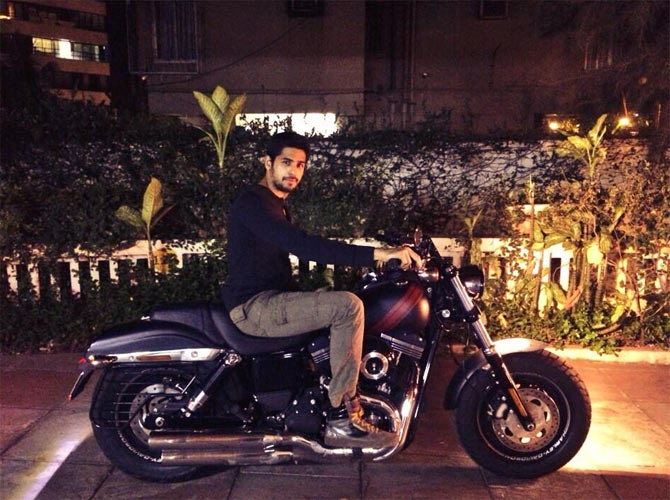 Sidharth Malhotra with his new bike