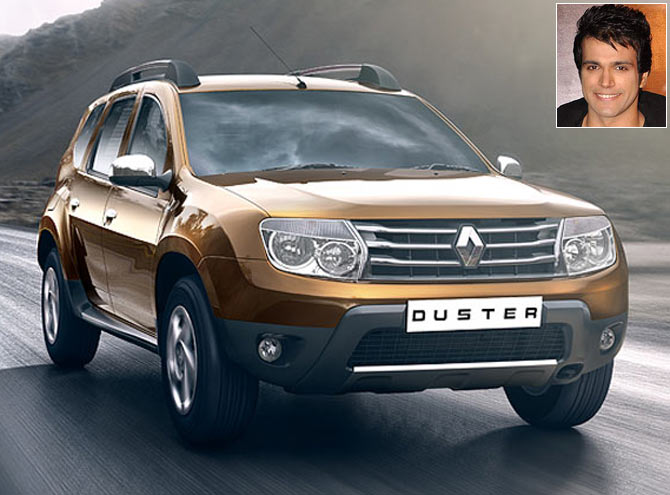 The Renault Duster. Inset: Rithvik Dhanjani