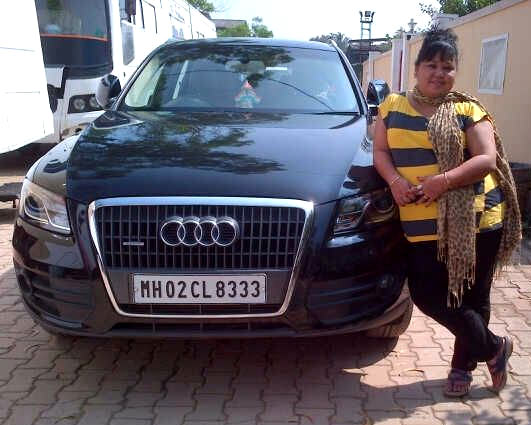 Bharati Singh with her Audi Q5