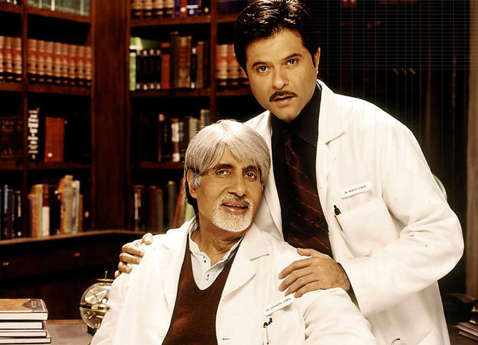 Amitabh Bachchan and Anil Kapoor in Armaan