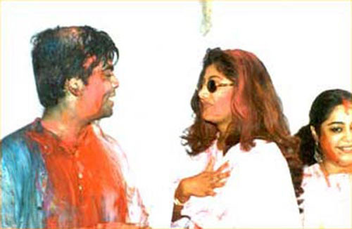 The director with Shilpa Shetty and Kirron Kher