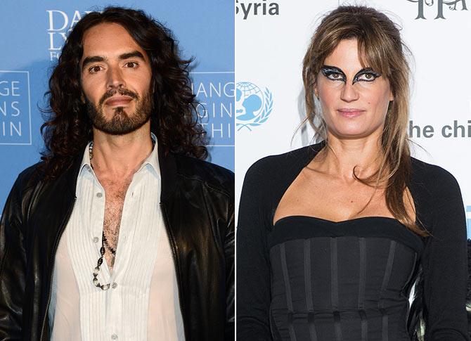 Russell Brand and Jemima Khan