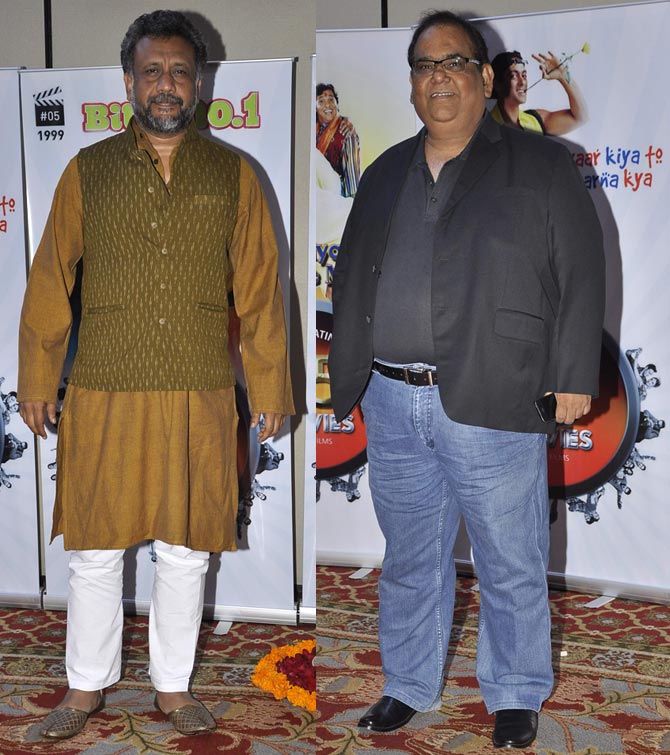 Anubhav Sinha and Satish Kaushik 