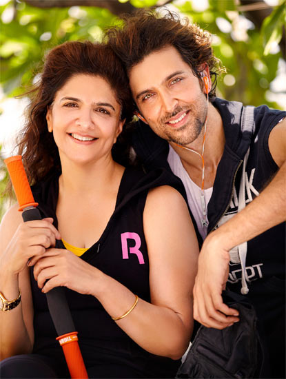 Hrithik Roshan with mom Pinky