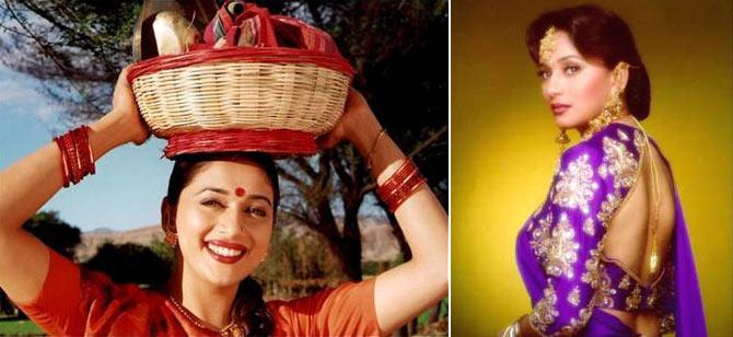 Madhuri Dixit in Mrityudand and Hum Aapke Hain Koun..!